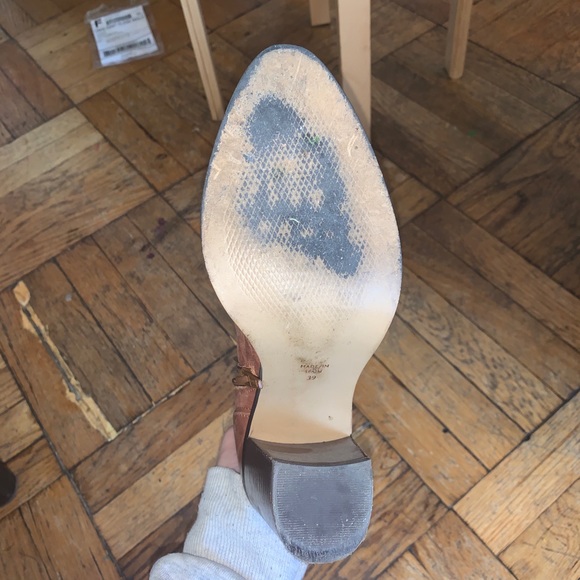 Brown Genuine Leather Booties - Picture 7 of 8